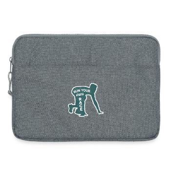 Motivation du coureur - Sacoche pour ordinateur portable 15 pouces - gris chiné - Devant