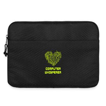 Computer Flüsterer - Laptoptasche 15" - Schwarz - Vorne