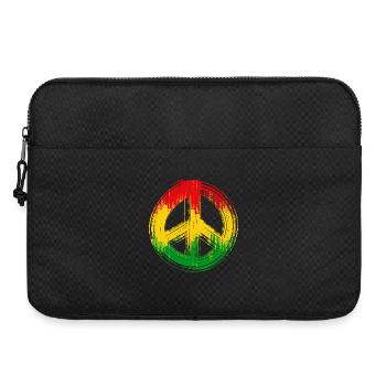 Amour paix unité jamaïque reggae reggae musique - Sacoche pour ordinateur portable 15 pouces - noir - Devant