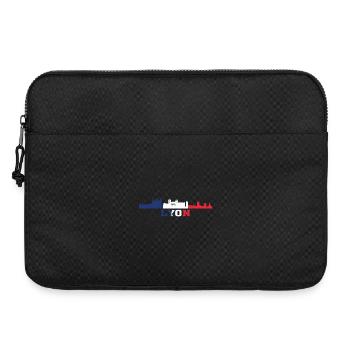 Lyon City Skyline France Landmark Map - Laptop bag 15" - black - Front
