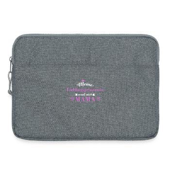 Mutter und Tochter Muttertag Mutterliebe Töchter - Laptoptasche 15" - Grau meliert - Vorne