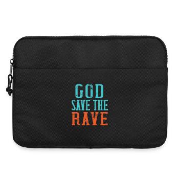 Dieu sauve la rave - Sacoche pour ordinateur portable 15 pouces - noir - Devant