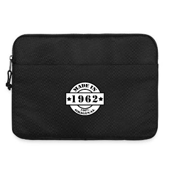 MADE IN 1962 year of birth year of manufacture vintage gift - Laptop bag 15" - black - Front
