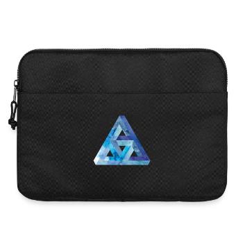Triangle d'illusion d'optique Escher - Sacoche pour ordinateur portable 15 pouces - noir - Devant