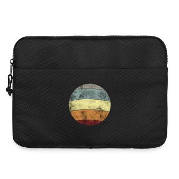 Abstract Vintage Ribbon Design - Laptop bag 15" - black - Front