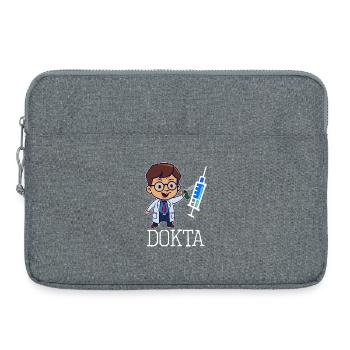 Doctor doctor funny specialist assistant doctor profession - Laptop bag 15" - heather grey - Front