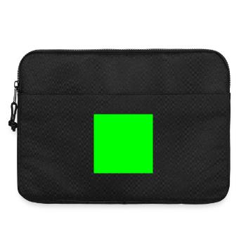 green background texture template personalize - Laptop bag 15" - black - Front