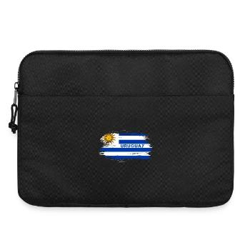 Uruguay Flaggen Design / Geschenkidee - Laptoptasche 15" - Schwarz - Vorne