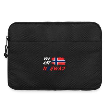 We are Norway design / idée cadeau - Sacoche pour ordinateur portable 15 pouces - noir - Devant