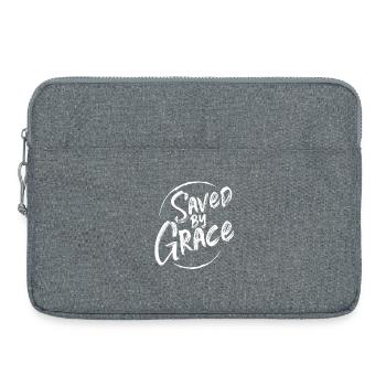 Saved by Grace - Laptop bag 15" - heather grey - Front