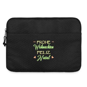 Deutsch-Brasilianer Weihnachten Natal Geschenk - Laptoptasche 15" - Schwarz - Vorne