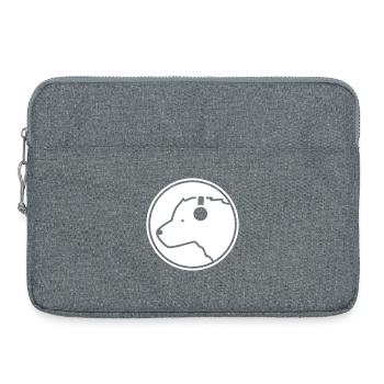 Polar Bear DJ – Cool Music Bear Headphone Party - Sacoche pour ordinateur portable 15 pouces - gris chiné - Devant