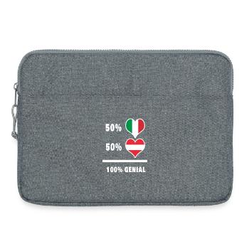 Italie et Autriche Genial / Cadeau - Sacoche pour ordinateur portable 15 pouces - gris chiné - Devant