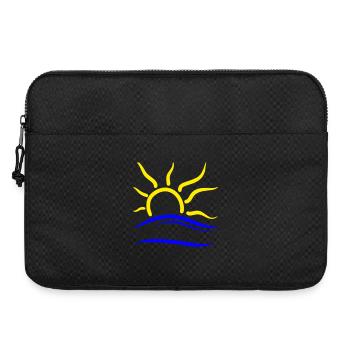 Symbole du naturisme - Sacoche pour ordinateur portable 15 pouces - noir - Devant