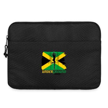 Untergrund Jamaika Flaggen-Sprint - Laptoptasche 15" - Schwarz - Vorne