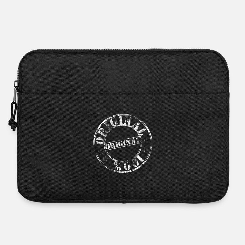 Original stamp 100 white worn - Laptop bag 15" - black