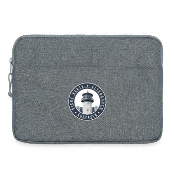 Leuchtturm Dicke Berta - Altenbruch (Cuxhaven) - Laptoptasche 15" - Grau meliert - Vorne