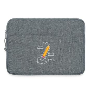 First day of school school start school beginning school - Laptop bag 15" - heather grey - Front