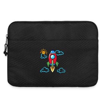 School start of school launch rocket school school day - Laptop bag 15" - black - Front