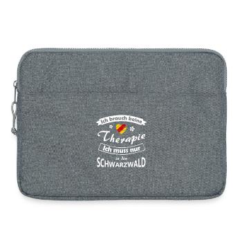 Schwarzwald Therapie Baden - Laptoptasche 15" - Grau meliert - Vorne