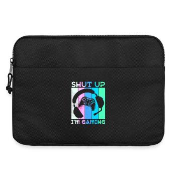 Gamer Headset Controller Statement Zocker - Laptoptasche 15" - Schwarz - Vorne