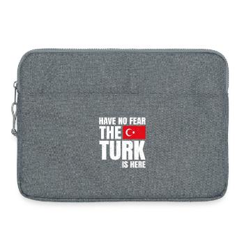 Türke Türkin N’aie pas peur Le Turc est là - Sacoche pour ordinateur portable 15 pouces - gris chiné - Devant