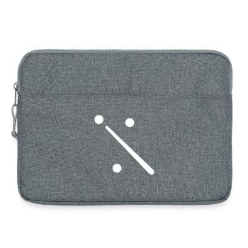 Billard Billardspiel - Laptoptasche 15" - Grau meliert - Vorne