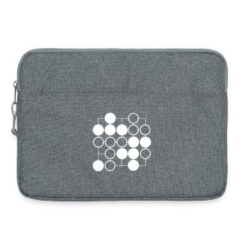 Go Brettspiel - Sacoche pour ordinateur portable 15 pouces - gris chiné - Devant