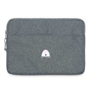 Plisi - Laptop bag 15" - heather grey - Front