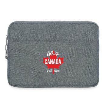 Alberta Canada 1905 - Laptop bag 15" - heather grey - Front