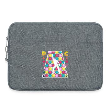 Retro - Disco - Tanzen - 70er Jahre - Laptoptasche 15" - Grau meliert - Vorne