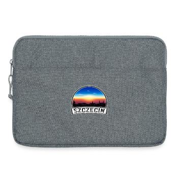 Stettin Polen Skyline Vintage Sunset Travel Souv - Laptoptasche 15" - Grau meliert - Vorne