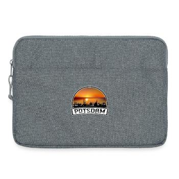 Potsdam Deutschland Skyline Vintage Sunset Travel Souv - Laptoptasche 15" - Grau meliert - Vorne