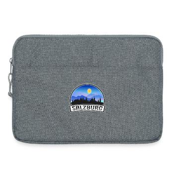 Salzburg Österreich Skyline Vintage Sonnenuntergang Travel Sou - Laptoptasche 15" - Grau meliert - Vorne