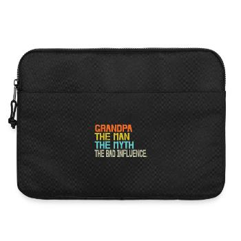 Opa Der Mann Der Mythos Schlechter Einfluss - Laptoptasche 15" - Schwarz - Vorne
