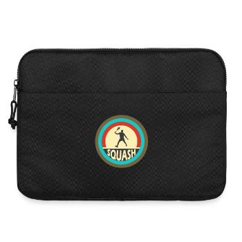 design vintage courge - Sacoche pour ordinateur portable 15 pouces - noir - Devant