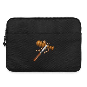 Turning tool for professional and hobby turners - Laptop bag 15" - black - Front