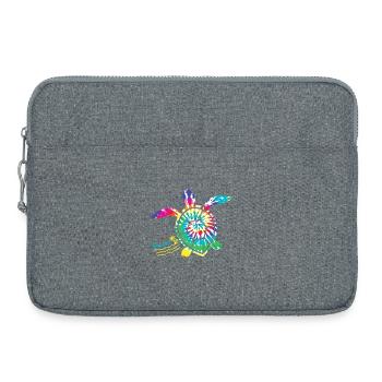 Hawaii Tie Dye Sea Turtle Turtle Lovers - Laptop bag 15" - heather grey - Front