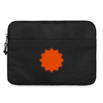 Emblème | Formulaire | Étoiles Coins ronds (vectorgraphique) - Sacoche pour ordinateur portable 15 pouces - noir - Devant