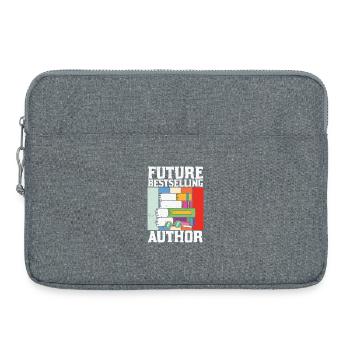 Future Best Selling Author Writer - Laptop bag 15" - heather grey - Front