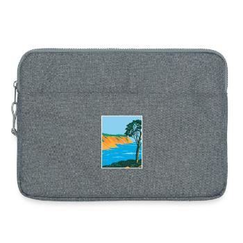 Parc national de Port-Cros AFFICHE WPA Art Déco - Sacoche pour ordinateur portable 15 pouces - gris chiné - Devant