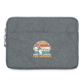 Bogenschießen Einige auf der Suche nach Pfeilen - Laptoptasche 15" - Grau meliert - Vorne