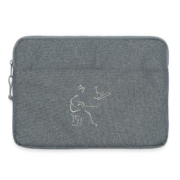 Blues-Gitarrist - Laptoptasche 15" - Grau meliert - Vorne