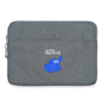Alpes de haute-provence - Sacoche pour ordinateur portable 15 pouces - gris chiné - Devant