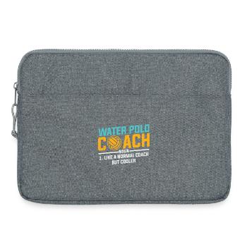 Water Polo Citation Water Polo Coach Définition - Sacoche pour ordinateur portable 15 pouces - gris chiné - Devant