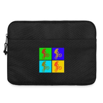 BMX Pop Art - Sacoche pour ordinateur portable 15 pouces - noir - Devant