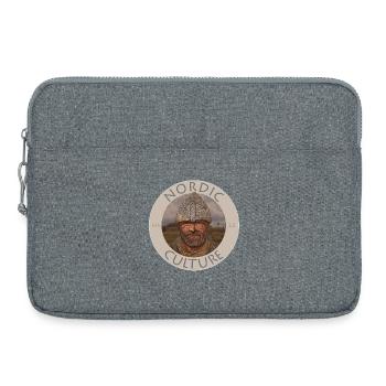 Viking nordique / Hans Strom Suède - Sacoche pour ordinateur portable 15 pouces - gris chiné - Devant