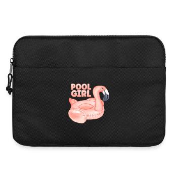 Pool Girl Flamingo Schwimmring Sommer Party - Laptoptasche 15" - Schwarz - Vorne
