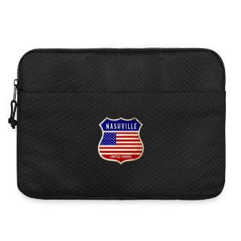 Nashville États-Unis Armoiries Drapeaux - Sacoche pour ordinateur portable 15 pouces - noir - Devant