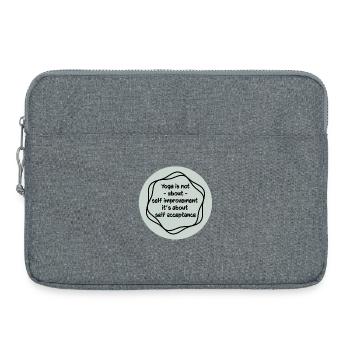 Yoga - Sacoche pour ordinateur portable 15 pouces - gris chiné - Devant